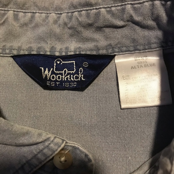 Vintage Woolrich denim button down XL - Picture 2 of 5